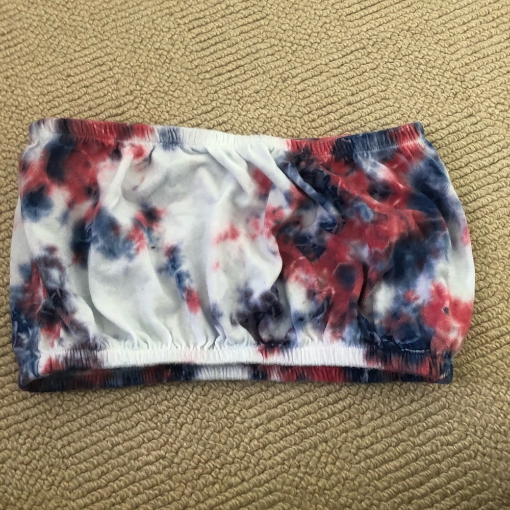 EMMA AND SAM TIE DYE TUBE TOP